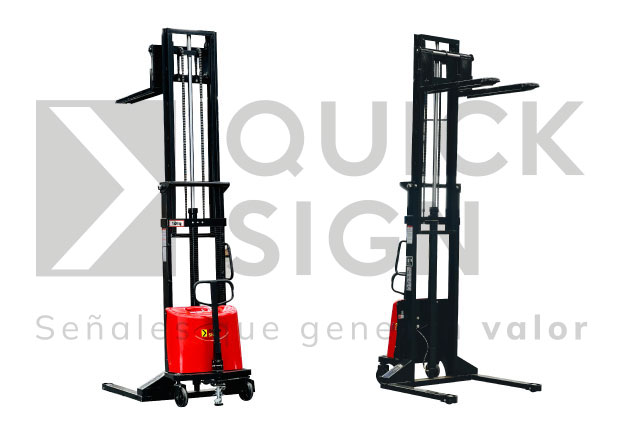 apilados semielectrico QUICKSIGN patin carga bodega